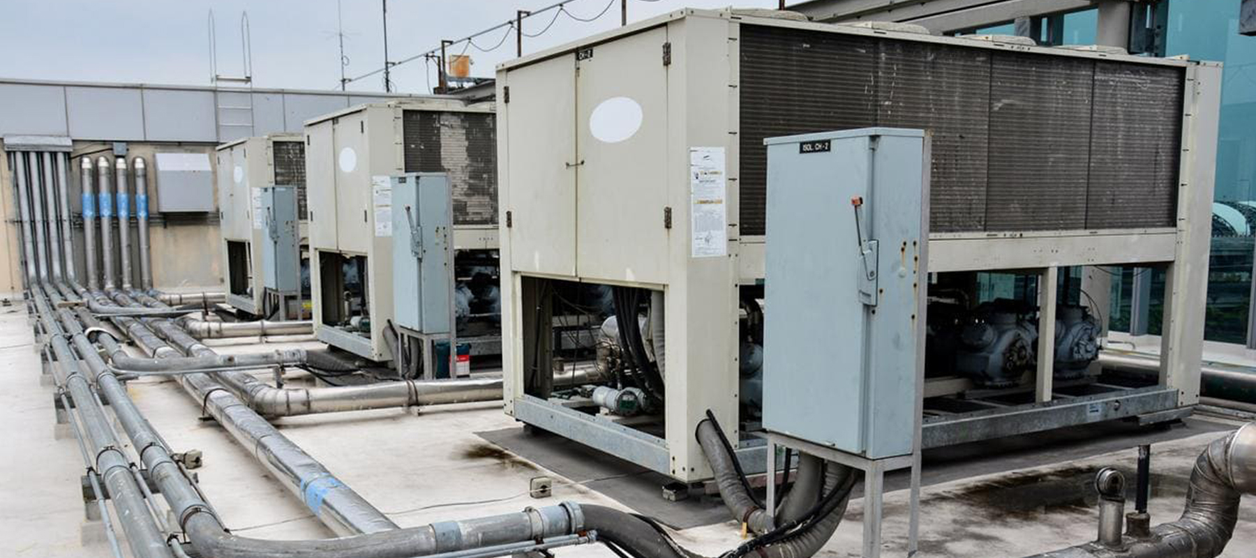Sistema de aire acondicionado industrial