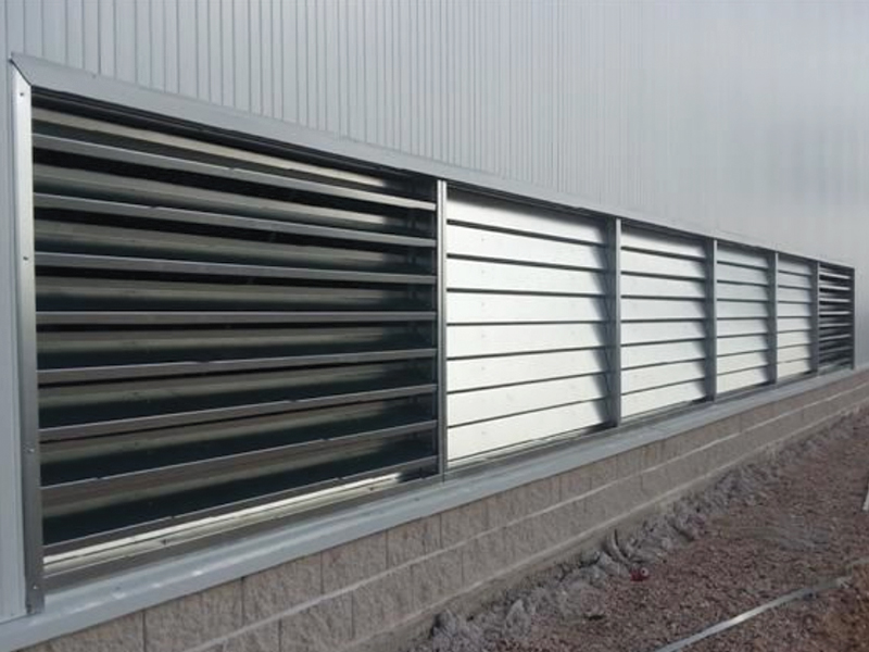 Persianas industriales Louvers para ventilación natural