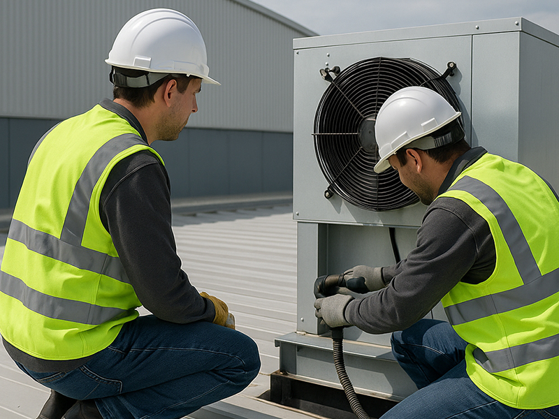 Servicio de mantenimiento industrial realizado por VEISA